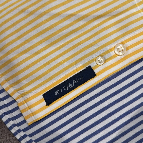 Vintage Tommy Hilfiger Crest Mens Sz XL COLORBLOCK Striped Shirt Button Up - Picture 4 of 6